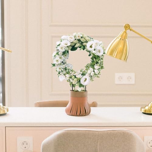 LAVISH CRAFT Black Metal Plant Trellis Climbing Plants Iron Vine Stem Support Wire Plants Climbing Holder Rack Potted Plants Flowers Indoor Garden Decor Vertical Gardening Plant Support (2 Circles) - Image 3