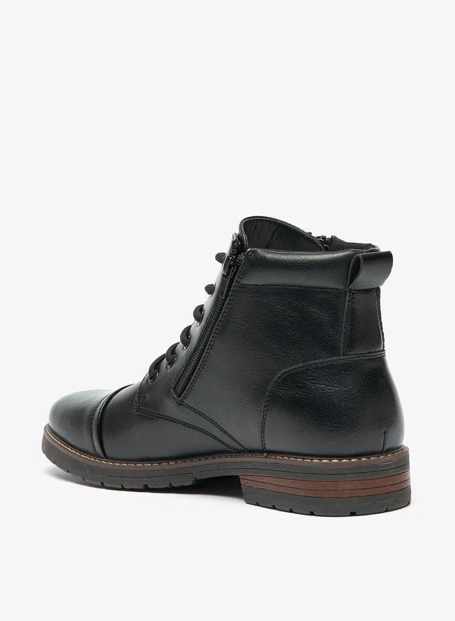 ال بي ال من شو اكسبرس تشوكا بوت رجالي بنقوش وسحاب