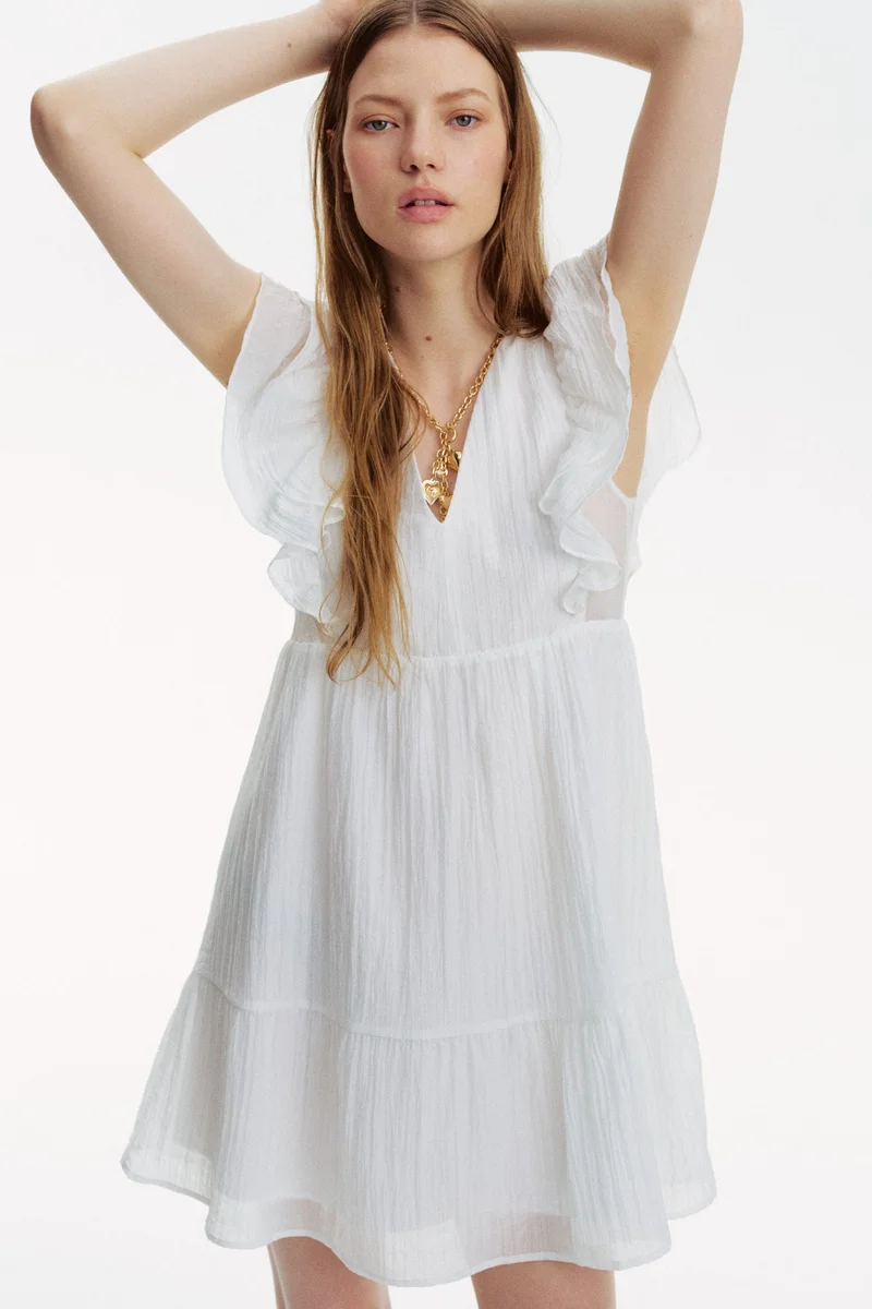 H&M Frill-trimmed dress