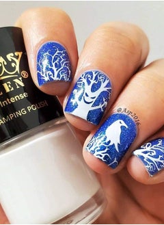PUEEN Super Intense Nail Art Stamping Polish Must Have Color Collection - (805 Black Jack + 806 Pure White) 12ml each - BH000872  - Image 2