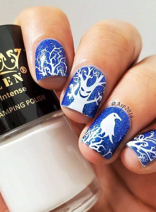 PUEEN Super Intense Nail Art Stamping Polish Must Have Color Collection - (805 Black Jack + 806 Pure White) 12ml each - BH000872 - Image 2