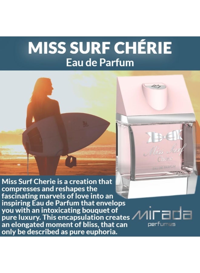 Mirada Miss Surf Cherie For Women EDP 100ml - Image 4