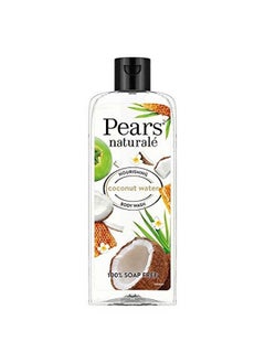 Pears غسول الجسم الطبيعي المغذي بماء جوز الهند مع صابون الجلسرين خالٍ من البارابين صديق للبيئة تم اختباره من قبل أطباء الجلدية 250 مل  - Image 2