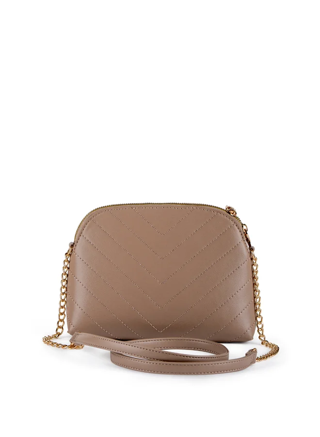 Vincci Women Quilted Shoulder Bag With Chain Strap