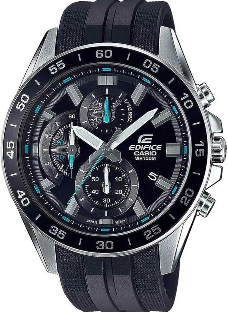 Casio Edifice Analog Black Dial Men's Watch - EFV-550P-1AVUDF - Image 1