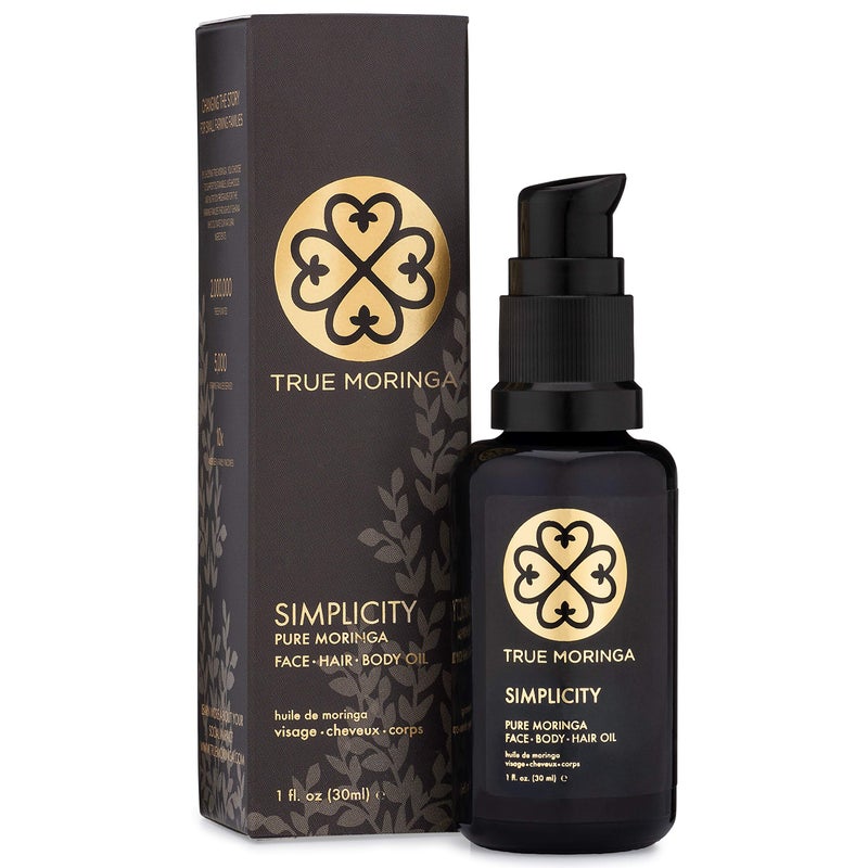 True Moringa Oil 100 Pure ColdPressed Moringa Oil for Face Hair  SkinAnti Aging Brightening Moisturizer Unscented 30 ml