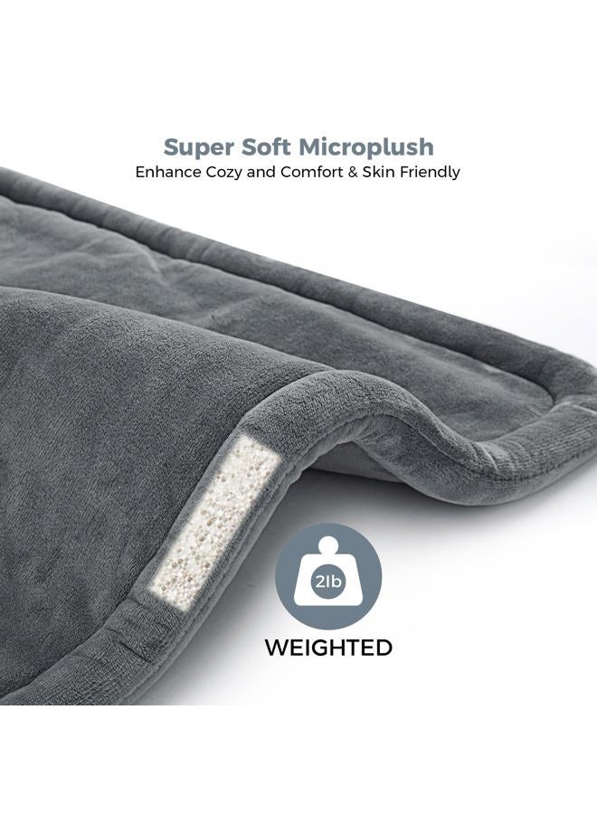 NOWWISH Heating Pad for Neck and Shoulder Pain Relief, Fast Heating, Auto Shut Off, Mothers Day Gifts for Mom, Birthday Gifts for Women Men Dad Wife Husband, Grey, 17"x23" - Image 2