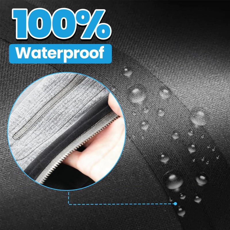 LLPT Wetsuit Repair Tape Iron On 0.8â€ x 16.5 Ft Seam Sealing Patch Waterproof for Neoprene Wetsuit Drysuit Fishing Suits Industrial Standard Carrier Material Color Black(IR865) - Image 5
