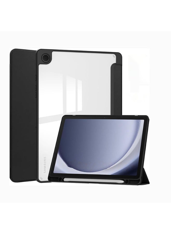 general Durable Slim Case Compatible with Samsung Galaxy Tab A9 Plus 11 Inch Clear Clear Back Case with Shockproof TPU Cover, Car Sleep/Wake Mount, Built-in Pen Holder - Image 1