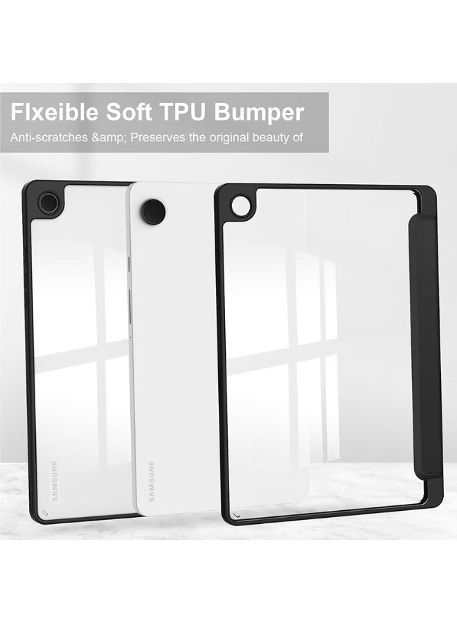 general Durable Slim Case Compatible with Samsung Galaxy Tab A9 Plus 11 Inch Clear Clear Back Case with Shockproof TPU Cover, Car Sleep/Wake Mount, Built-in Pen Holder - Image 3