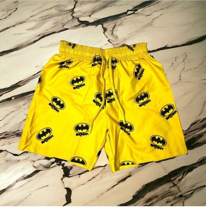 Sedirli Sedir Children's Swim Shorts Batman Printed Waist Tied Swimsuit Shorts - Image 1