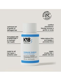 K18 Damage Shield Protective Shampoo 250ml  - Image 3