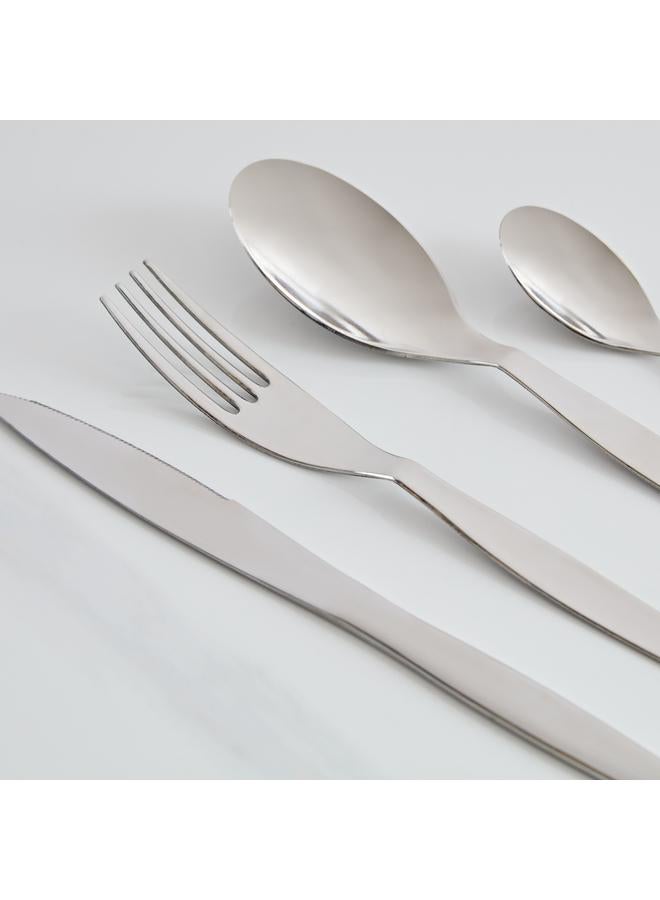 Home Box Lito Wave 16-Piece 18/10 Stainless Steel Cutlery Set - Image 3