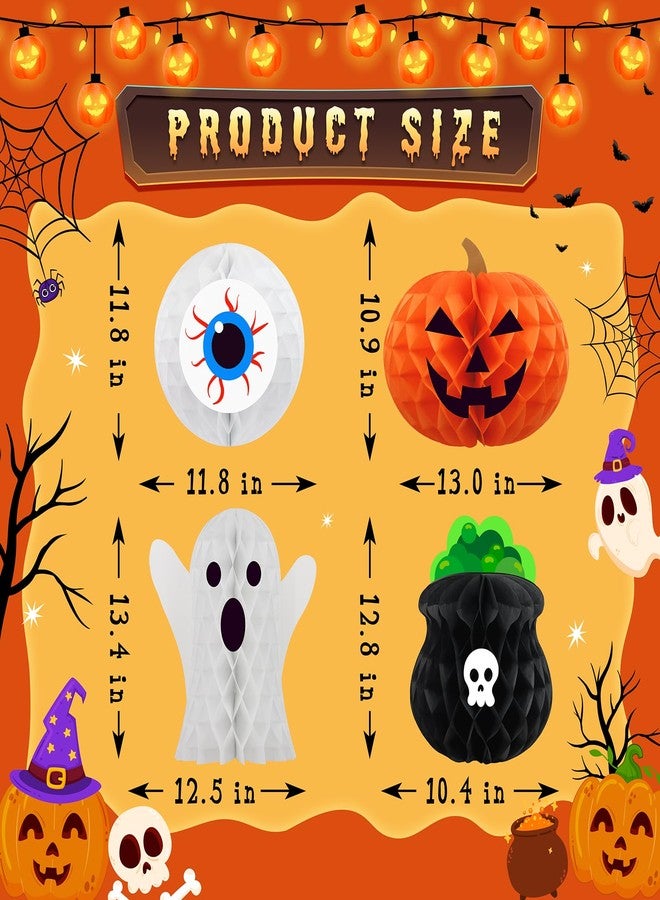 BonBeeDesign زينة حفلات أعياد الميلاد في الهالوين - قطع مركزية لطاولات الهالوين، ديكور على شكل خلية نحل لمستلزمات الحفلات ذات الطابع الخاص - Image 2