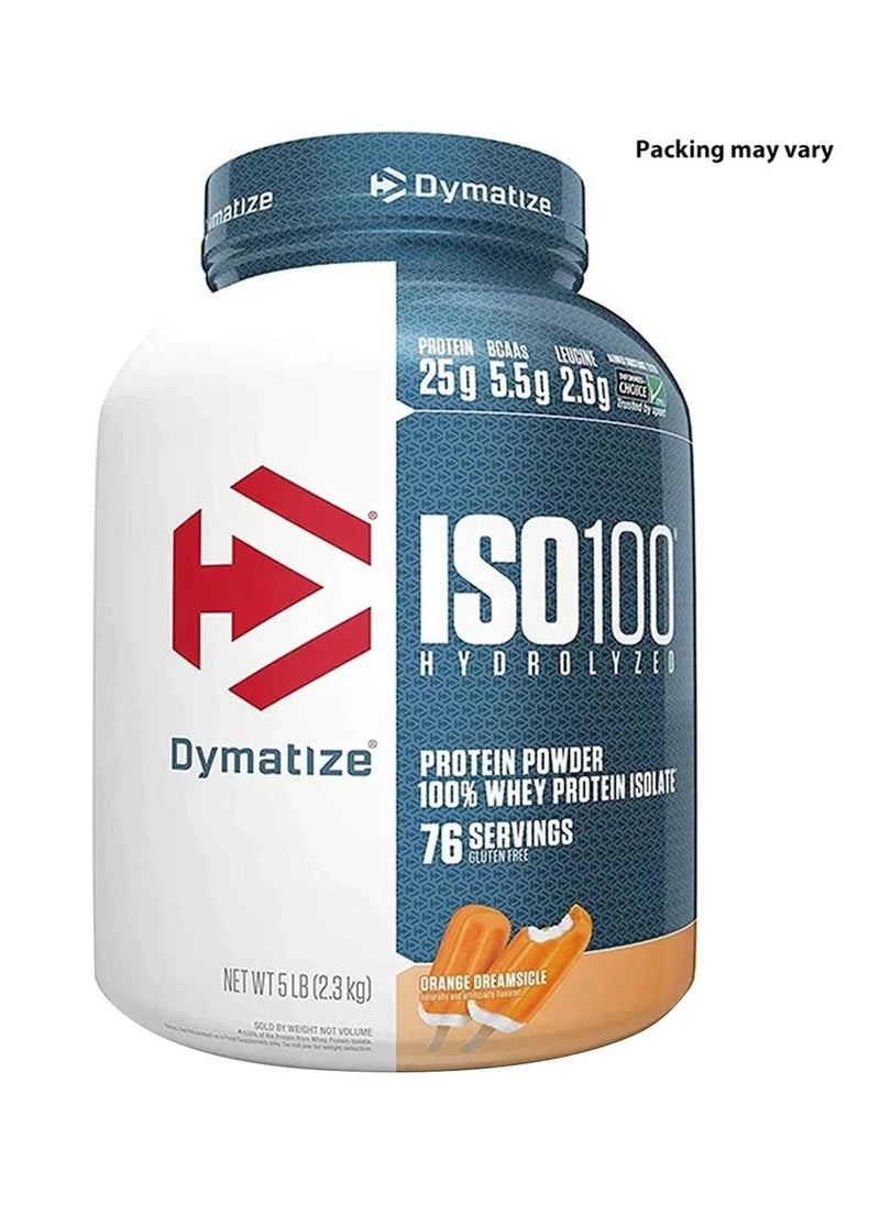 Dymatize - Iso100 Orange Dreamsicle 5 Lb, 76 Servings - Image 1