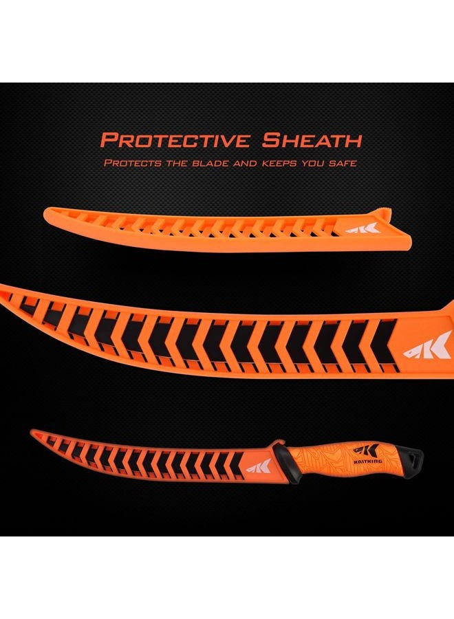 Kastking Speed Demon Pro Fillet Knife - Razor Sharp G4116 German Stainless-Steel Blade, Professional Level Knives for Filleting and Boning, Non-Slip Handles, Includes Protective Sheath - Image 5