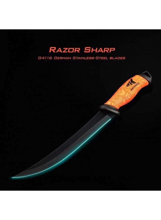 Kastking Speed Demon Pro Fillet Knife - Razor Sharp G4116 German Stainless-Steel Blade, Professional Level Knives for Filleting and Boning, Non-Slip Handles, Includes Protective Sheath - Image 2
