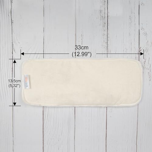 ALVABABY 12PCS Cloth Diaper Inserts - 4-Layer Super Soft Inserts for Diapers and Covers - Image 5