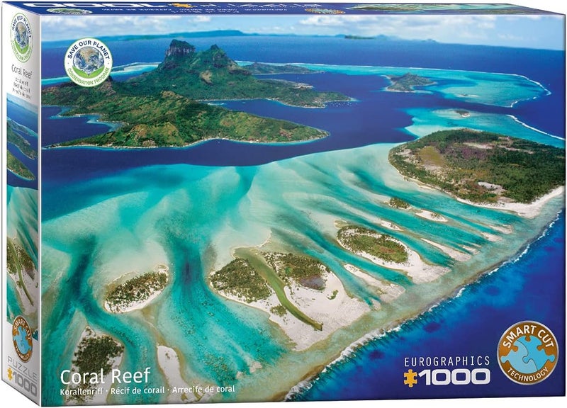EuroGraphics Coral Reef 1000Piece Panoramic Puzzle - Image 1
