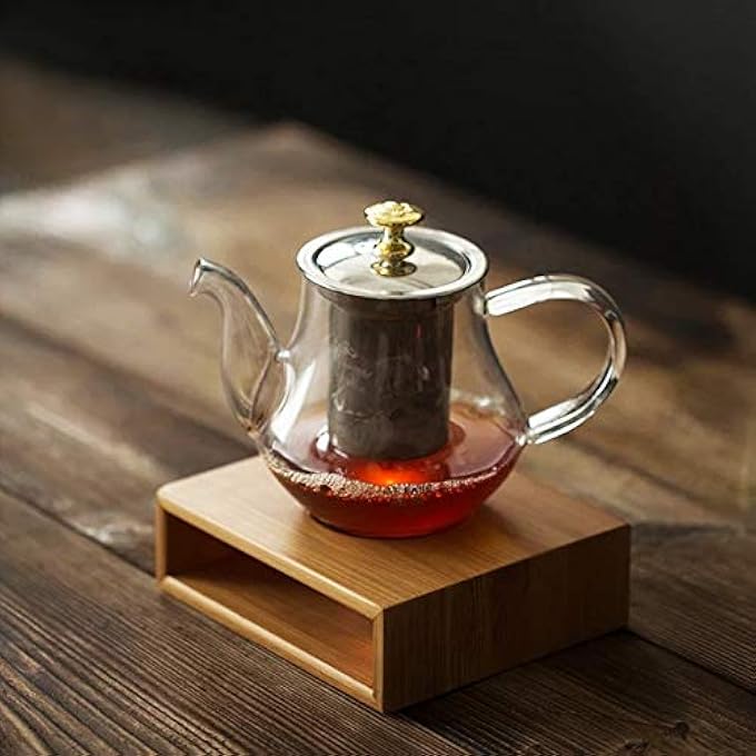 Ruining Teapot Base Tea Art Tea Ceremony Teapot Heating Stove Bamboo Desktop For Home For Office - Image 2