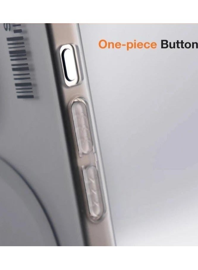 جراب خلفي أنيق غير لامع ملون مع دعم MagSafe لهاتف Apple iPhone 16pro max باللون الأسود - Image 5