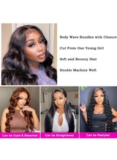 Body Wave Bundles Human Hair 16 18 20 22 Inch 10A Grade Human Hair Bundles Body Wave 4 Bundles 100% Unprocessed Brazilian Virgin Hair Extensions Natural Black - pzsku/Z14ACC2117D061E6DA511Z/45/_/1734183026/e5b0cb9f-48ac-48fe-b336-d7233f29c7be