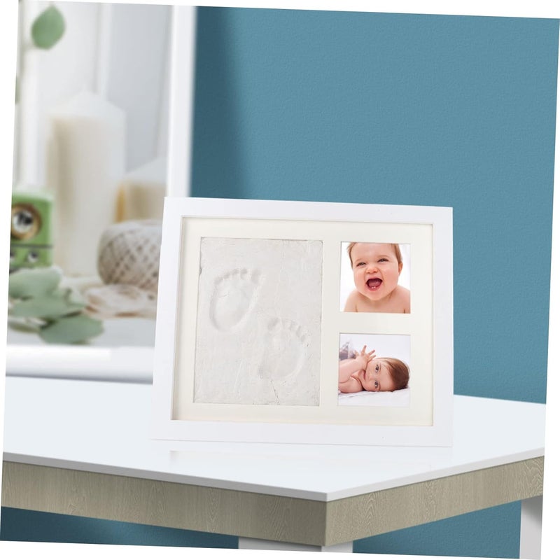 FUNOMOCYA 1set Unique Handprint Photo Frame Kit Ink Pad Keepsake Display for and Family Memories for Home Decor and - Image 4