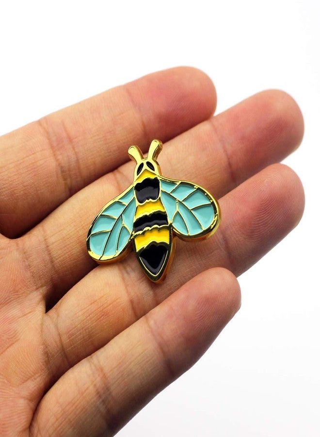 CUFTS Honey Bee Enamel Pin - Nature Animal Mini Badge Cute Wildlife Lapel Jewelry (5PCS) - Image 3