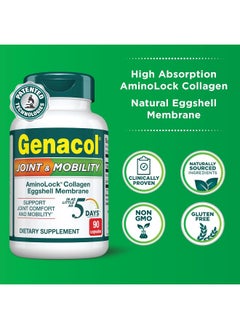 Genacol Collagen Joint & Mobility Eggshell Membrane 90 Capsules Natural Source Of Glucosamine, Chondroitin, Hyaluronic Acid  - Image 2