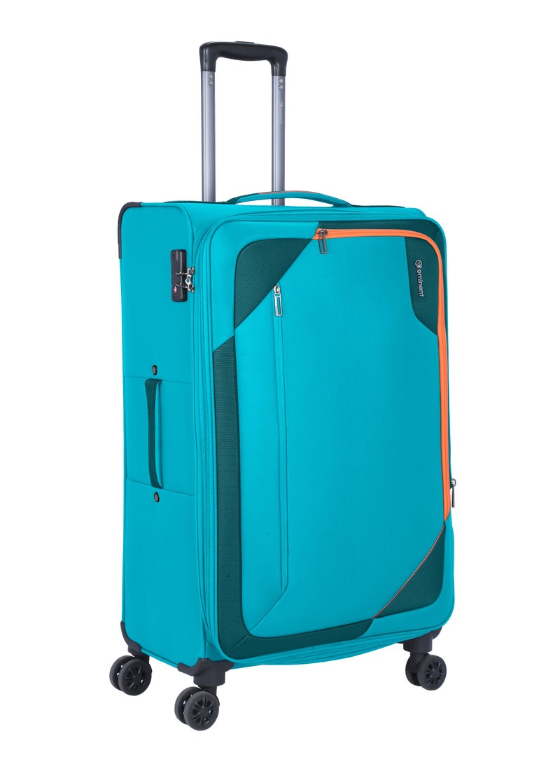 إيمينينت حقيبة سفر بعجلات قابلة للتوسيع مقاس 24 بوصة - أخضر - Image 1