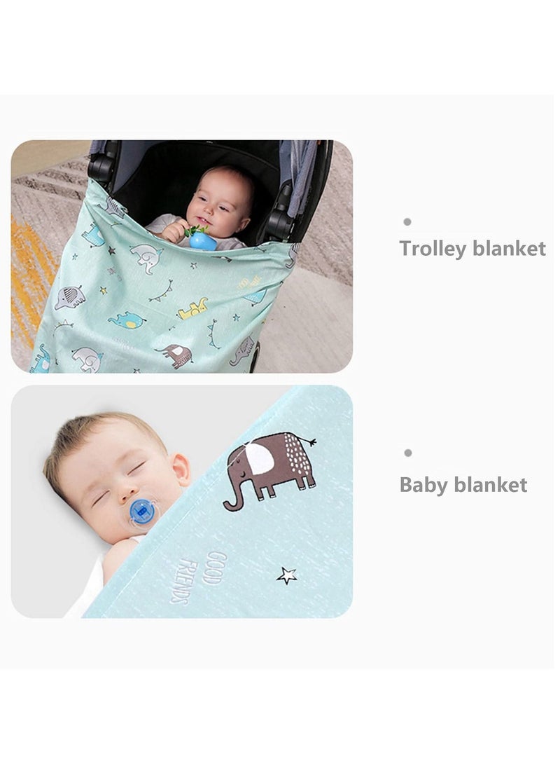 Cotton Nursing Cover, Large Breastfeeding Cover, 360° Coverage, Chemical-Free, Green Breastfeeding Apron Full Privacy Breastfeeding Scarf for Nursing Newborn - Image 5