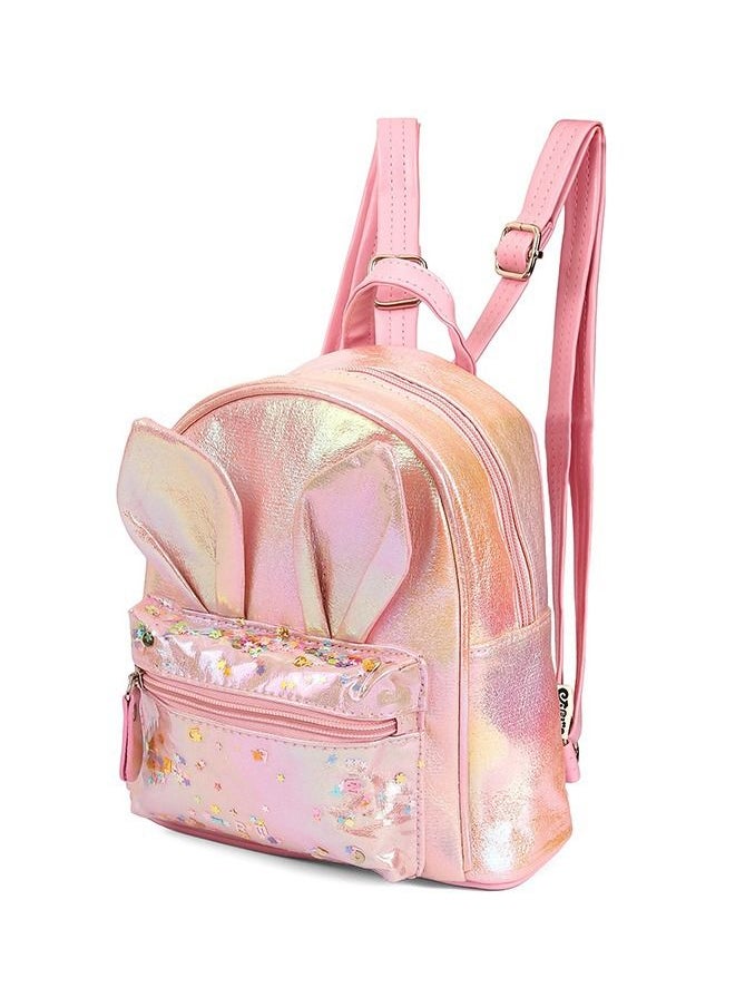 Eazy Kids School Backpack Rabbit Pink  - Image 3