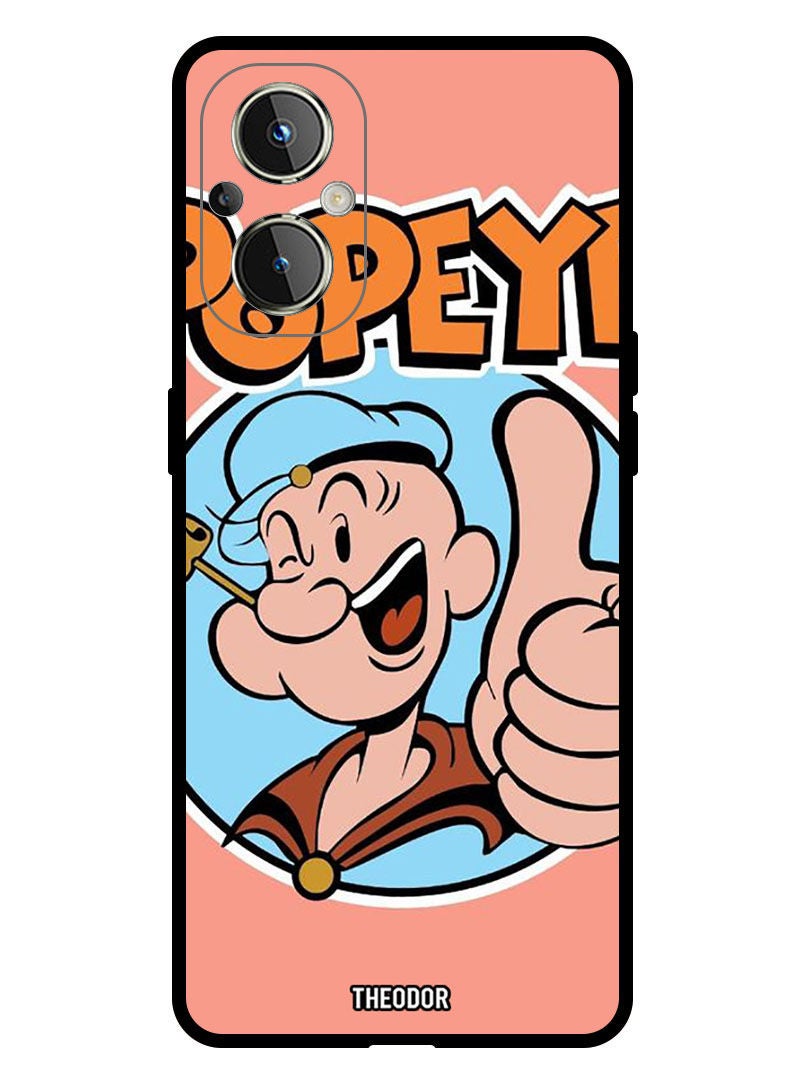 Theodor Protective Case Anti Scratch Shock Proof Bumper Cover For OnePlus Nord N20 Popey Thumbs Up - Image 1