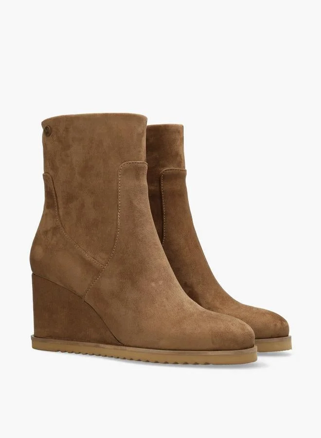 مكس Women Arwyn Textured Wedge Heel Ankle Boots