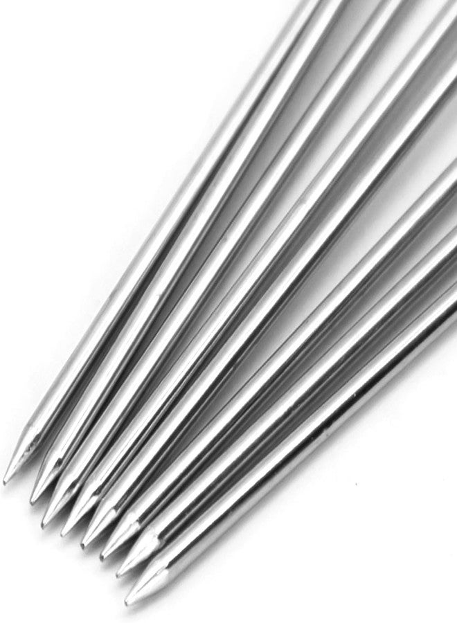 SZLFSX 15 Pieces Stainless Steel Cocktail Picks Cylindrical Metal Martini Picks 4.3 inch Silver - Image 4