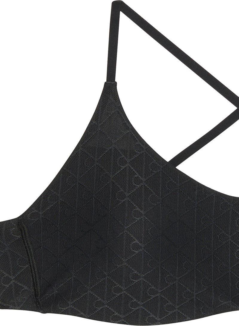 Calvin Klein Sports MONOGRAM MESH PLUNGE LOW SUPPORT BRA - Image 3