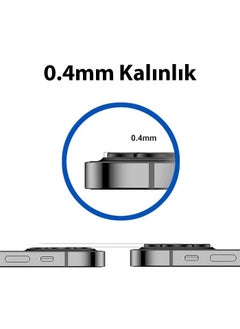 Coofbe 0.4mm Metal iPhone 14-14 Plus Camera Lens Protector, 9h 5 Layer Anti-Scratch Camera Protector  - Image 2