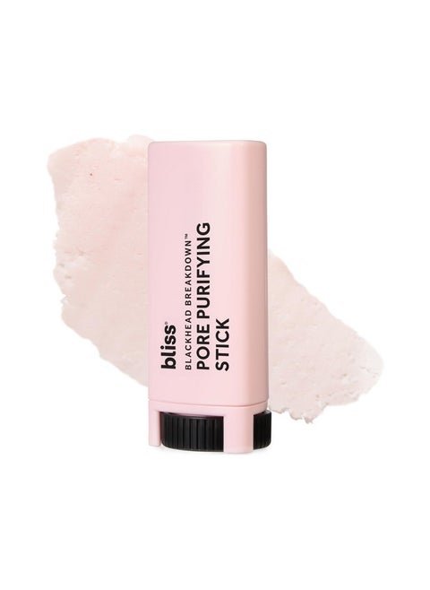 Bliss Blackhead Breakdown - Blackhead Purifying Stick - Extracts Pore Clogging Debris - Formulated with Pink Clay & Salicylic Acid