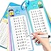 Anemeeoke 112 Multiplication Flash Cards Large Math Table Flashcards Including 15 Cards 2 Dry Erase Markers 1 Rings Educational Times Table Flashcards for Classroom Home for 1st to 3rd Grades - Image 3