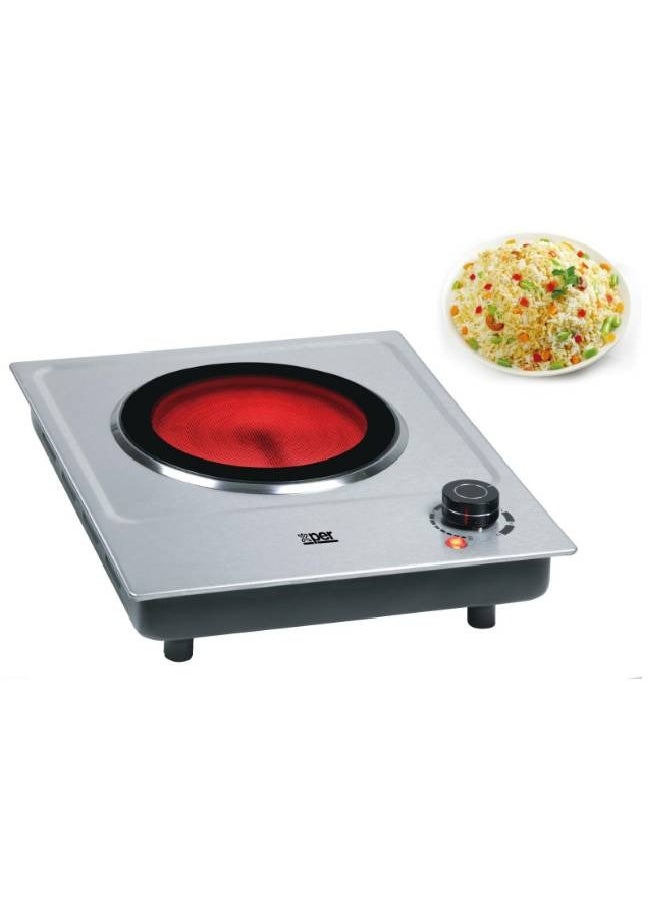 XPER Electric Stove - 1 Burner - 1200 Watts - Ceramic - Steel - XPHP-900-24  - Image 2