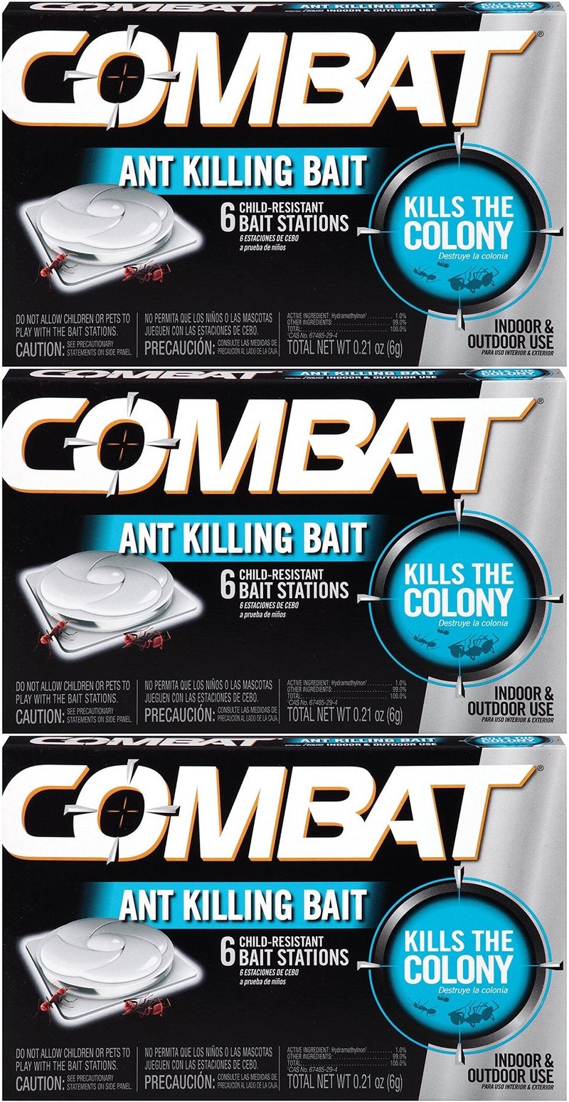 Combat Ant Killing Bait Stations, 6 Count (3 Pack) - Image 1