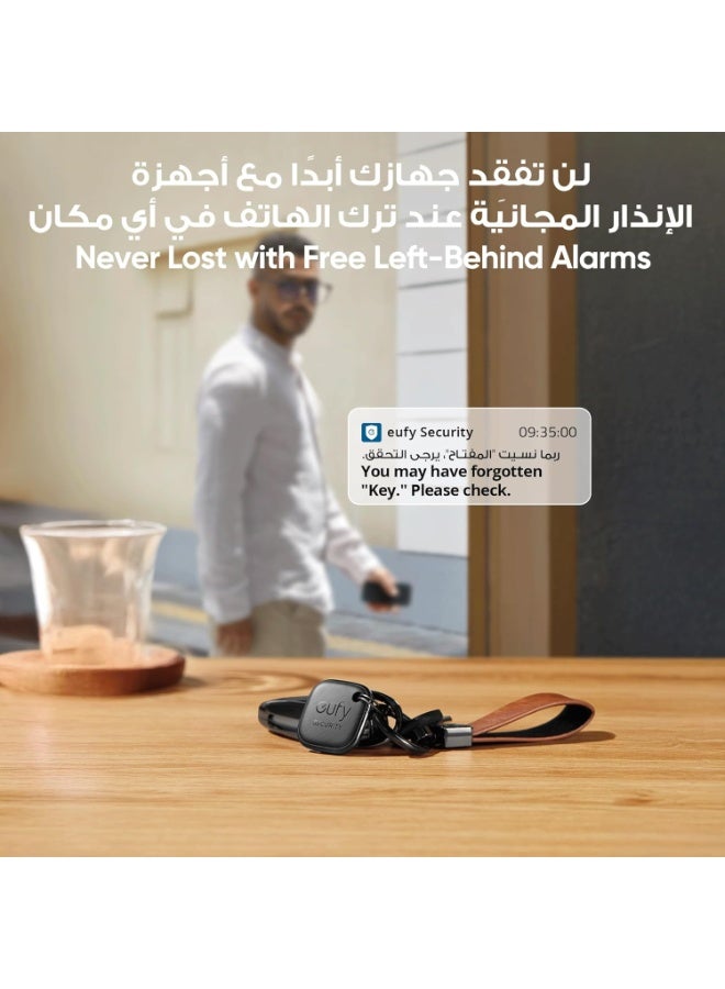 eufy Security SmartTrack Link (Black, 1-Pack), Android not Supported, Works with Apple Find My (iOS only), Key Finder, Bluetooth Tracker for Earbuds and Luggage, Phone Finder, Water Resistant. - Image 3