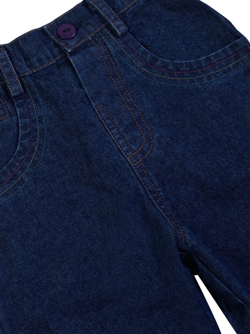 Pranava Boys Blue Denim Straight Fit Jeans – Comfortable - Image 5