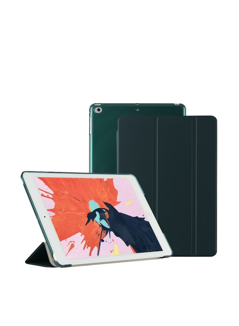Loquat Green iPad Three Fold Intelligent Sleep Hard Shell