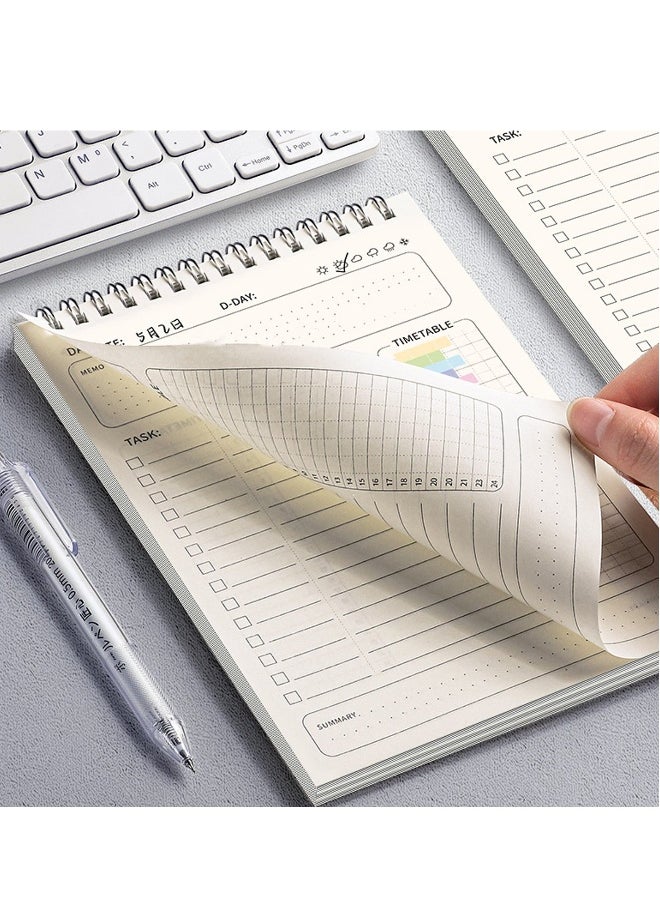 Generic To Do List Notepad, Planner 2023-2024 Academic Year, Daily Planner Notepad Undated 80 Sheets Tear Off, 8" x 5.6" Planning Notebook for Women and Men  - Image 3