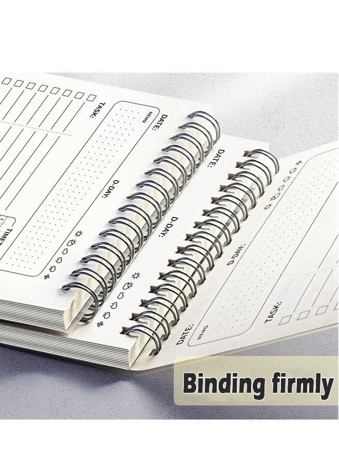 Generic To Do List Notepad, Planner 2023-2024 Academic Year, Daily Planner Notepad Undated 80 Sheets Tear Off, 8" x 5.6" Planning Notebook for Women and Men  - Image 2