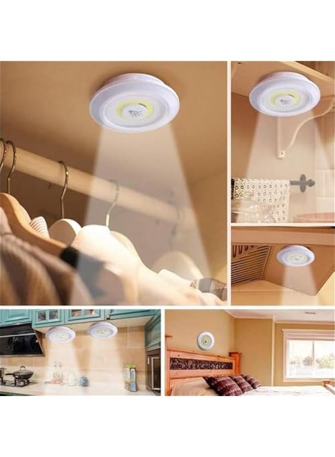 رينكس 3 حزم م الأضواء الصغيرة مع جاز التحكم ع عد ، إضاءة ليلية تقية COB LED تحت الخزاة قالة للتعتيم ، أضواء خزاة تعمل ال لاسلكية ، أضواء سرير لاسلكية لمصاح الليل لدولا الملاس والخزاة والمطخ - Image 5