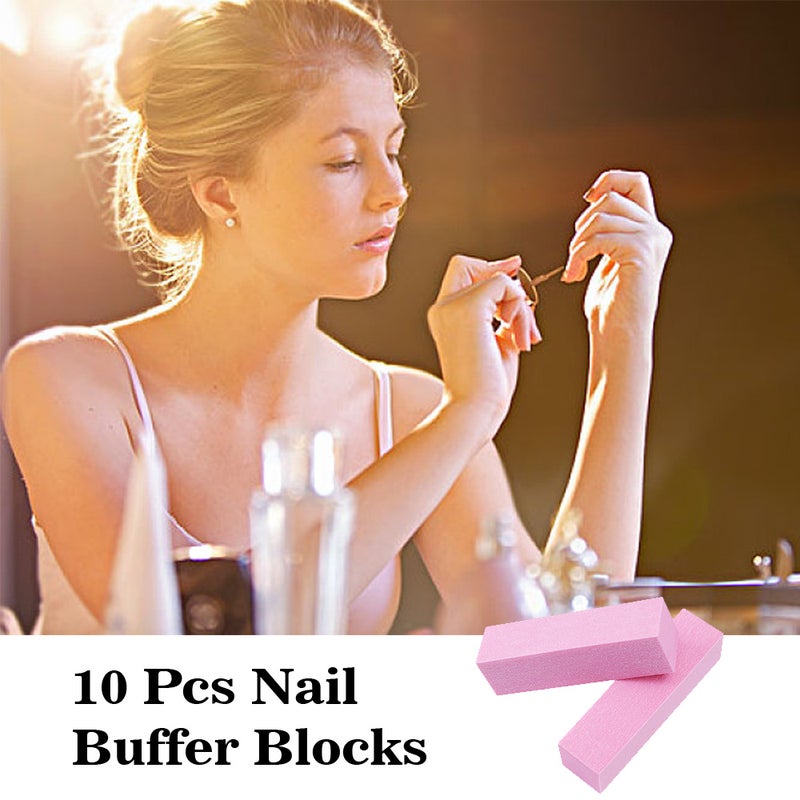 10 Pcs Nail Buffer Block Sanding Sponge Nail Buffers Files Manicure Pedicure Grinding Polishing - Image 2