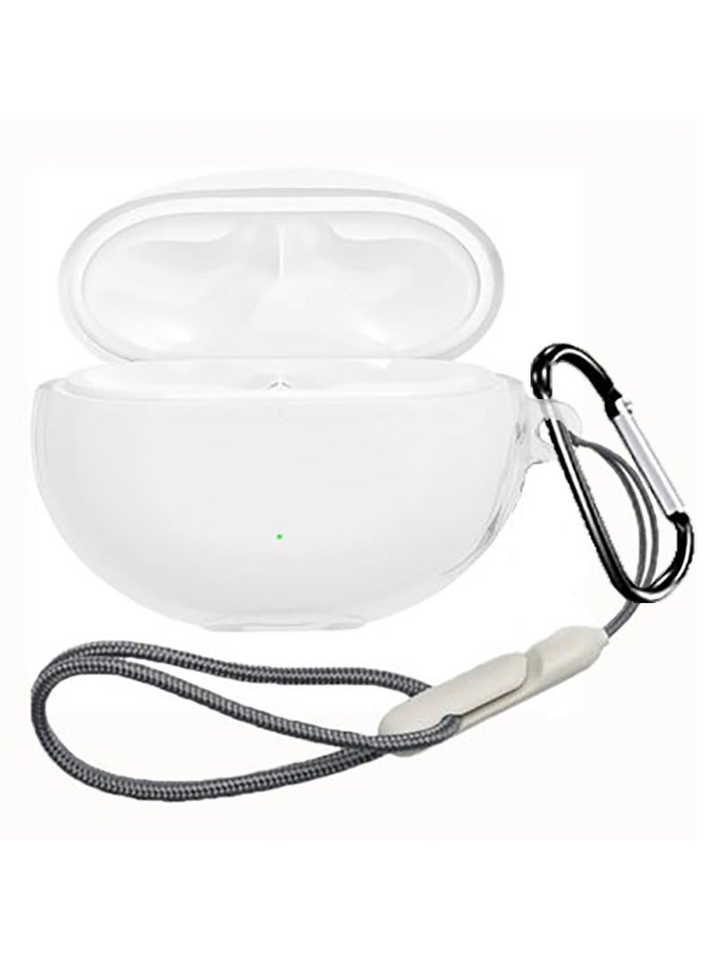 Compatible with huawei freebuds 5i case Crystal TPU headphone cover - Transparent - Image 1