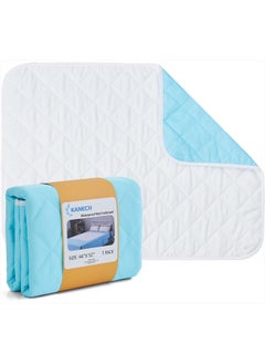 KANECH Bed Pads Washable Waterproof, 44"x52" (Pack of 1), Large Bed Pad, Incontinence Bed Pads Reusable, Waterproof Mattress Protector for Adults and Kids  - Image 1